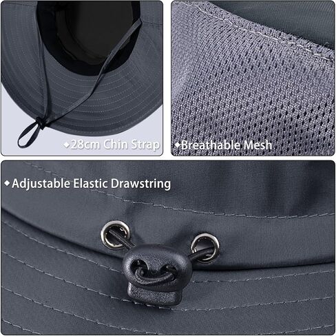 Cooling Sun Hat for Men Women,Wide Brim Bucket Hat Foldable Boonie Hat for Fishing Hiking Garden Safari Beach in Saudi Arabia
