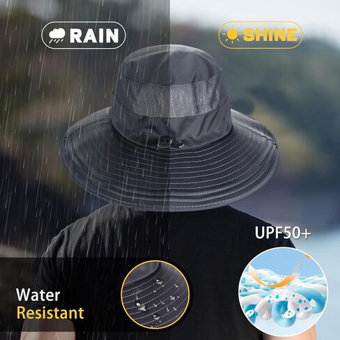 Cooling Sun Hat for Men Women,Wide Brim Bucket Hat Foldable Boonie Hat for Fishing Hiking Garden Safari Beach in Saudi Arabia