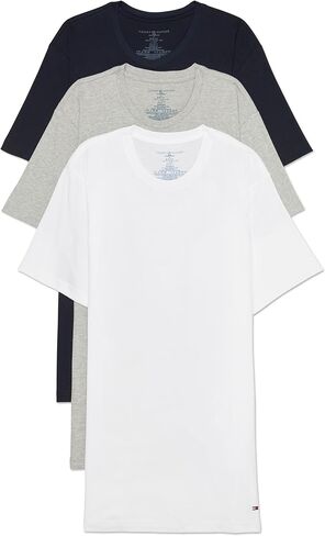 Tommy Hilfiger Men's Undershirts Multipack Cotton Classics Slim Fit Crew T-Shirts in Saudi Arabia