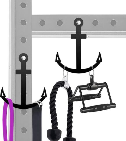 2 قطعة رف الوزن رف الطاقة رف القرفصاء حامل تخزين هوك شريط المقاومة حبل أطواق الحديد الصالة الرياضية معدات التمرين تخزين منظم ملحقات الرف منظم تخزين التمرين للمنزل وصالة الألعاب الرياضية in Kuwait