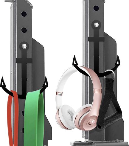 2 قطعة رف الوزن رف الطاقة رف القرفصاء حامل تخزين هوك شريط المقاومة حبل أطواق الحديد الصالة الرياضية معدات التمرين تخزين منظم ملحقات الرف منظم تخزين التمرين للمنزل وصالة الألعاب الرياضية in Kuwait