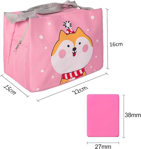 GRACIAS Mahjong Tile Game, Multiplayer Mahjong Large Block Set with 65 Premium Red Tiles(38mm)＆160 Decal Stickers, Portable Mahjongg Set with Handbag(Pink). in Saudi Arabia