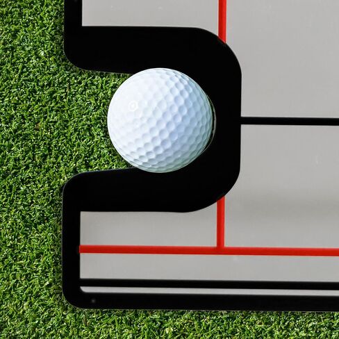 Trademark Innovations Golf Training Aid Golf Practice Putting Mirror Putting Aid Mirror in Saudi Arabia