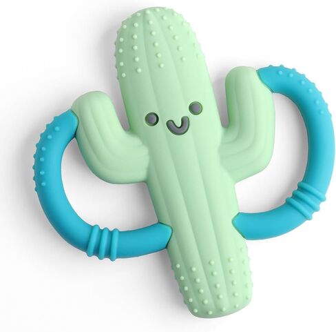 Itzy Ritzy Banana-Shaped Teether with Handles; Silicone Teether with Easy-Grab Handles and Textured, Teethable Surfaces (Banana) in Saudi Arabia