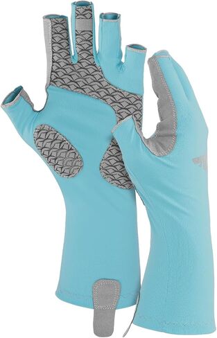 KastKing Sol Armis Pro Fishing Gloves, UPF 50 Sun Protection 3/4 Fingerless Gloves Quick-Dry, Extended Cuff UV Protection Gloves for Outdoor, Kayaking, Rowing, Paddling, Canoeing, Hunting in Saudi Arabia