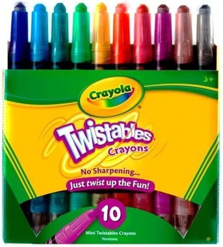 MIN TWST CRAYON 10PK BX in Saudi Arabia