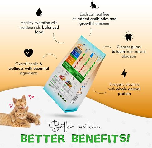 Freecatz - Complete Dry Cat Food 7 lb Bag for Sensitive Stomach with Digestive enzymes Duck in Saudi Arabia