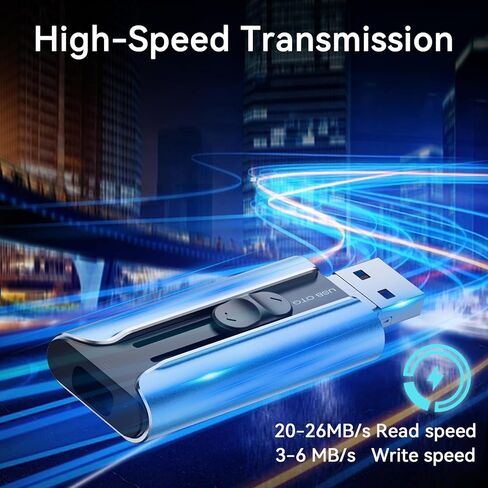 محرك أقراص فلاش USB سعة 128 جيجابايت، عصا ذاكرة USB مقاومة للماء مع سلسلة مفاتيح - محرك إبهام محمول لتخزين الصور، وحفظ المزيد من الصور ومقاطع الفيديو - متوافق مع الكمبيوتر/الكمبيوتر المحمول in Kuwait