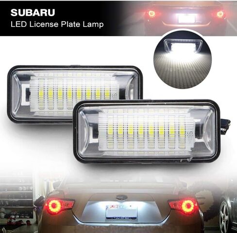 NSLUMO LED License Plate Light for Su'baru BRZ Led Number Plate Lamp Rear Registration Tail License Plate Light Bulb OEM Fit for Su'baru BRZ WRX To'yota 86 GT86 FT86 S'cion FR-S (FT-86 Su'baru) in Saudi Arabia