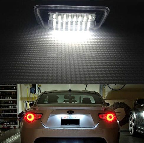 NSLUMO LED License Plate Light for Su'baru BRZ Led Number Plate Lamp Rear Registration Tail License Plate Light Bulb OEM Fit for Su'baru BRZ WRX To'yota 86 GT86 FT86 S'cion FR-S (FT-86 Su'baru) in Saudi Arabia