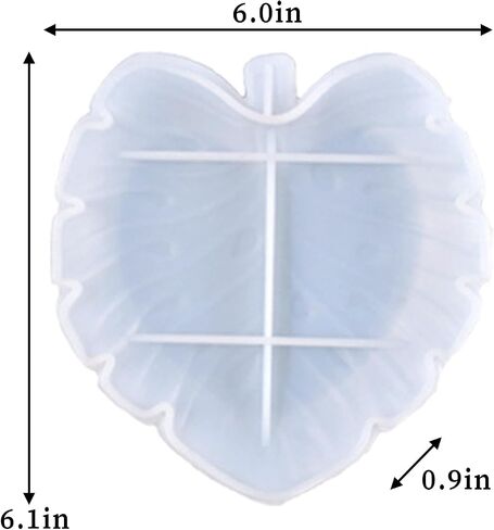 Wehous Leaf Silicone Molds for Resin Tropical Leaves Resin Tray Mold for Epoxy Casting Concrete Jewelry Candle Holder Storage Container Silicone Resin Mold for Art Craft Gift Home Decor in Saudi Arabia