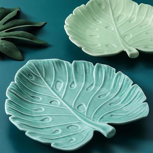 Wehous Leaf Silicone Molds for Resin Tropical Leaves Resin Tray Mold for Epoxy Casting Concrete Jewelry Candle Holder Storage Container Silicone Resin Mold for Art Craft Gift Home Decor in Saudi Arabia