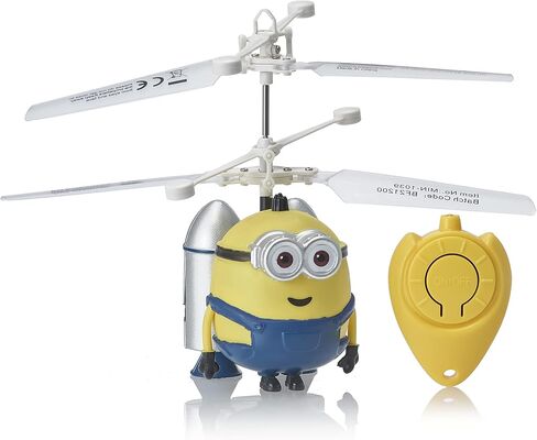 WOW! PODS Minions: Rise Of Gru - Otto Jetpack RC Flying Ball, Interactive Mini Remote Controlled Helicopter Toy for Kids Ages 4+ in Saudi Arabia