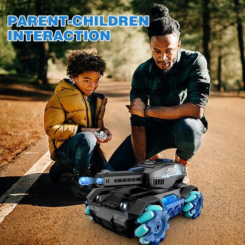 Y1 RC الزاحف مقياس رصاصة مائية سيارات التحكم عن بعد، أطفال 4WD معركة حيلة السيارة، جميع التضاريس RC شاحنة مع 360 درجة الدورية، لعبة هدية للبنين بنات أطفال in Kuwait