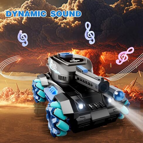 Y1 RC الزاحف مقياس رصاصة مائية سيارات التحكم عن بعد، أطفال 4WD معركة حيلة السيارة، جميع التضاريس RC شاحنة مع 360 درجة الدورية، لعبة هدية للبنين بنات أطفال in Kuwait
