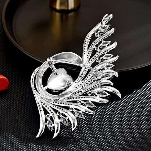 Animal Brooches for Women Pearl Rhinestones Animal Brooch Pin Cute Animal Jewelry Gift for Wife Mom Girlfriends in Saudi Arabia