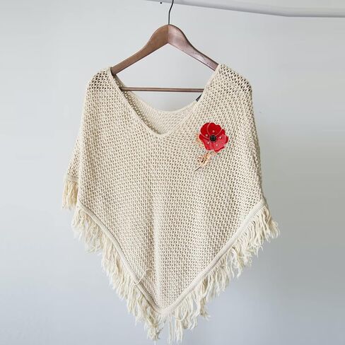 3Pcs Enamel Pins Red Crystal Flowers Poppy Brooches for Womens Broaches or Pins Poppy Gifts Remember Memorial Day Gifts in Kuwait