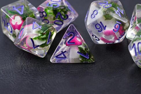 مجموعة نرد الفطر DND للأبراج المحصنة والتنينات، الهدايا، D&D، D وD، Pathfinder، الملحقات، D20، متعدد السطوح، نرد الراتنج، معدن، صينية النرد، برج، حقيبة، صندوق in Kuwait