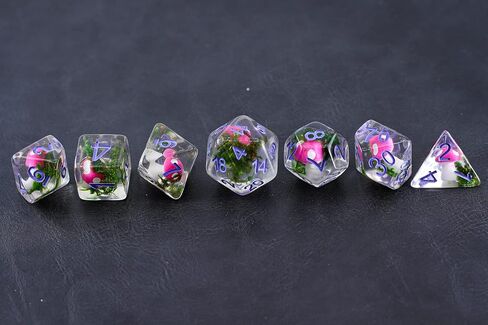 مجموعة نرد الفطر DND للأبراج المحصنة والتنينات، الهدايا، D&D، D وD، Pathfinder، الملحقات، D20، متعدد السطوح، نرد الراتنج، معدن، صينية النرد، برج، حقيبة، صندوق in Kuwait