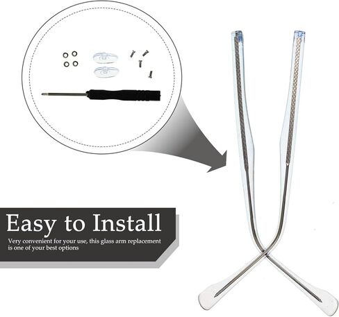 إكسسوارات النظارات البديلة لذراع النظارات - معابد بديلة لذراع النظارات المعدنية لاستبدال أرجل طقم إصلاح النظارات in Kuwait