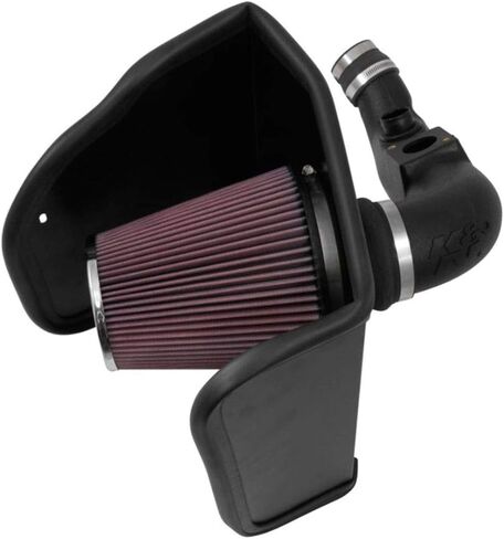 K&N Cold Air Intake Kit: Increase Acceleration & Towing Power, Guaranteed to Increase Horsepower up to 8HP: Compatible with 2.8L, L4, 2016-2019 Chevy/GMC (Colorado, Canyon), 63-3095 in Kuwait