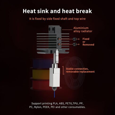 24V Ceramic Heater Thermistor with 1pc Fixing Clip Compatible with BB X1 Carbon X1-Carbon Combo 3D Printer Hotend (Heater thermistor) in Saudi Arabia