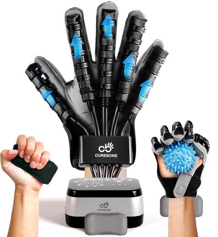 Rehabilitation Robot Gloves, Hand Strengthening Devices, Easy to Use (Large, Left Hand) in Saudi Arabia