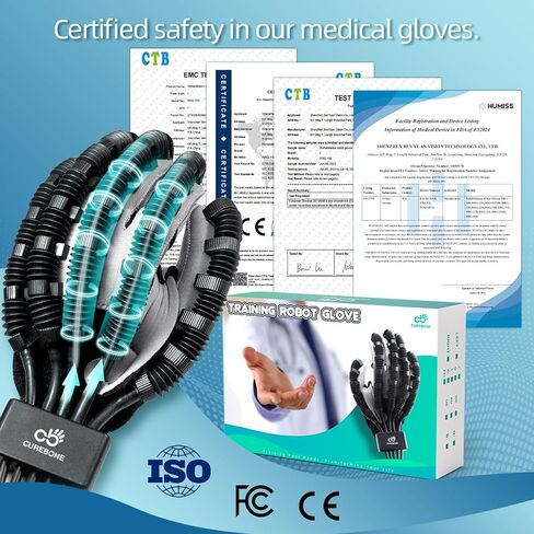 Rehabilitation Robot Gloves, Hand Strengthening Devices, Easy to Use (Large, Left Hand) in Saudi Arabia