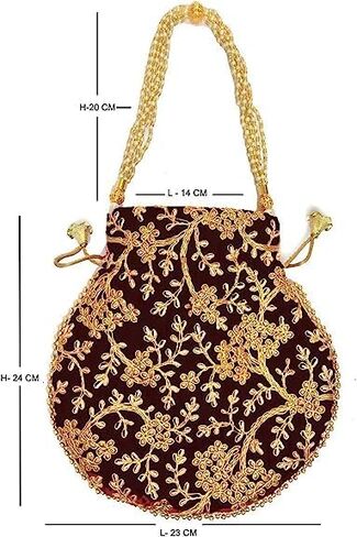 Potli Bags, Evening Handbags for womenBest for gifting Handicrafts and jewellery Designer Women in Saudi Arabia