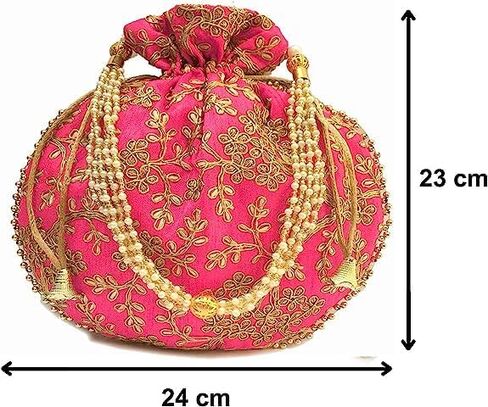 Potli Bags, Evening Handbags for womenBest for gifting Handicrafts and jewellery Designer Women in Saudi Arabia