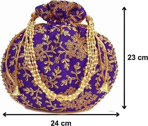Potli Bags, Evening Handbags for womenBest for gifting Handicrafts and jewellery Designer Women in Saudi Arabia