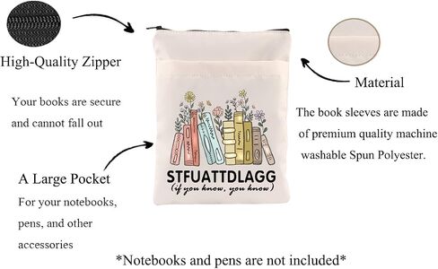 هدية Smut Bookish إذا كنت تعرف أنني أعرف غلاف كتاب مضحك هدية لمحبي الكتب (STFUATTDLAGG-b) in Kuwait