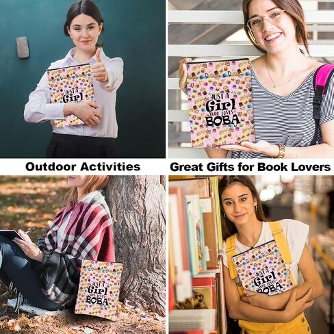 Funny Avocado Book Lovers Gifts Book Sleeve Avocado Gifts Book Pouch Book Protector with Front Pocket Avocado Stuff for Women Girls Friend Birthday Christmas Book Accessories Book Club Gifts in Saudi Arabia
