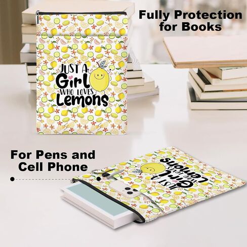 Funny Avocado Book Lovers Gifts Book Sleeve Avocado Gifts Book Pouch Book Protector with Front Pocket Avocado Stuff for Women Girls Friend Birthday Christmas Book Accessories Book Club Gifts in Saudi Arabia