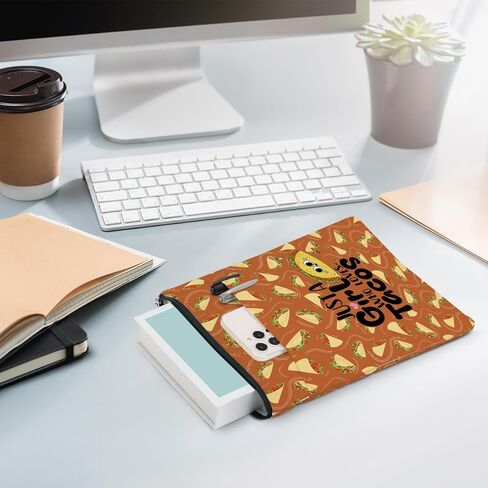 Funny Avocado Book Lovers Gifts Book Sleeve Avocado Gifts Book Pouch Book Protector with Front Pocket Avocado Stuff for Women Girls Friend Birthday Christmas Book Accessories Book Club Gifts in Saudi Arabia