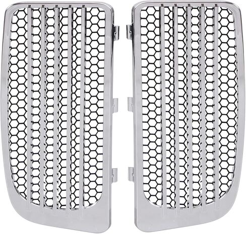 Pair Motorcycle Accessory: Radiator Grills & Screens For Harley Twin Cooled 2014-2023,Black in Kuwait