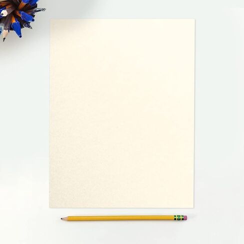 LUXPaper 8.5" x 11" Paper | Letter Size | Champagne Metallic | 80lb. Text | 50 Qty in Saudi Arabia