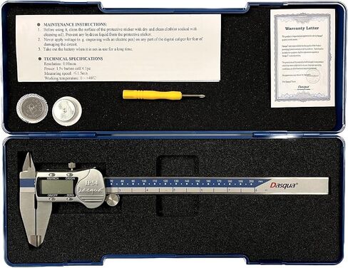 Dasqua 2117-9105 0-150mm/0-6" Metal Housing Large Screen Digital Caliper in Saudi Arabia