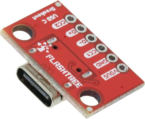 2pcs USB Type C Breakout Board 6 Pins 150mils 2CC Female Connector PCB Converter Board in Saudi Arabia