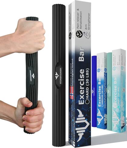 Wrist Bar for Physical Therapy and Tennis Elbow, Forearm Exerciser hand therapy tools, hand exercise equipment for golfers elbow, Wrist Strengthening Equipment Easy - Heavy) in Saudi Arabia