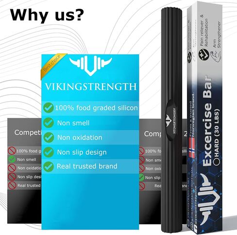 Wrist Bar for Physical Therapy and Tennis Elbow, Forearm Exerciser hand therapy tools, hand exercise equipment for golfers elbow, Wrist Strengthening Equipment Easy - Heavy) in Saudi Arabia