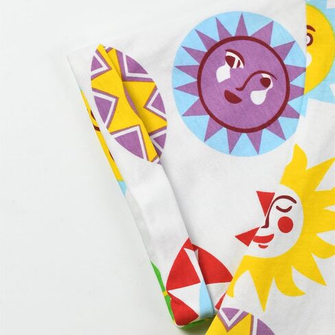 HILEELANG Little to Big Girl Short Sleeve Dress Easter Summer Cotton Casual Tunic Shirt Dresses in Kuwait