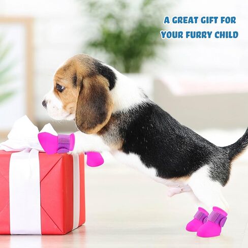 5 أزواج من أحذية الكلاب المقاومة للماء، أحذية المطر للكلاب، مصنوعة من مادة PVC المضادة للانزلاق، أحذية المطر للكلاب الصغيرة، أحذية المطر للكلاب في الأماكن المغلقة والخارجية، 5 ألوان in Kuwait