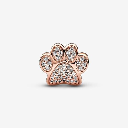 925 Sterling Silver Sparkling Pet, Fits Pandora and Other European Style Bracelets and Necklaces in Saudi Arabia