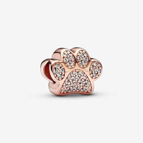 925 Sterling Silver Sparkling Pet, Fits Pandora and Other European Style Bracelets and Necklaces in Saudi Arabia