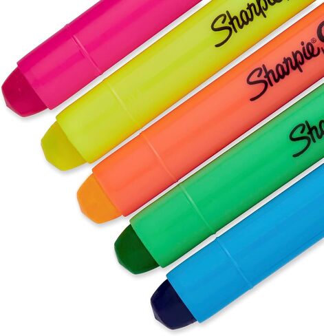 SHARPIE® Gel Highlighters, Assorted Colors, Pack Of 5 in Saudi Arabia