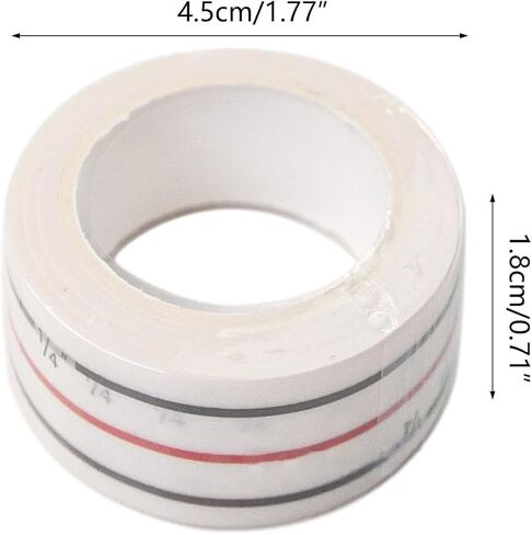 2Pcs White Diagonal Seam Tapes Sewing Basting Tape for Sewing Straight Diagonal Seams Instruction Tool Seamingly Accurate Seam Guide for Sewing Machines Sewing Bias Tape Makers Tapes and Adhesives in Saudi Arabia