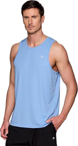 RBX Active Men's Lightweight Quick Dry Performance Sleeveless Muscle Tee in Kuwait