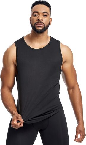 Men's Workout Tank Tops Quick Dry Sleeveless Shirts for Men Muscle Moisture Wicking Bodybuilding Gym Lightweight in Saudi Arabia