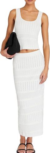 Club Monaco Women's Mixed Stitch Skirt in Saudi Arabia